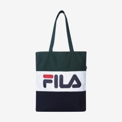 Fila Color-blocking - Miesten Eco-pussi - TummanVihreä | FI-91805